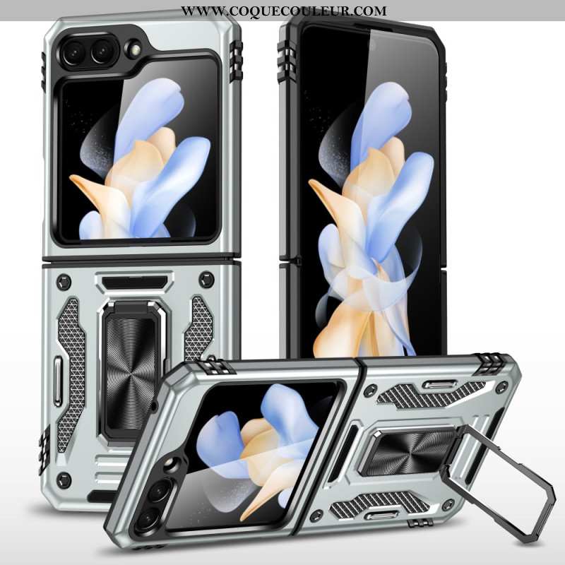Coque Samsung Galaxy Z Flip 7 FE / Z Flip 6 Anneau-Support Série Armor