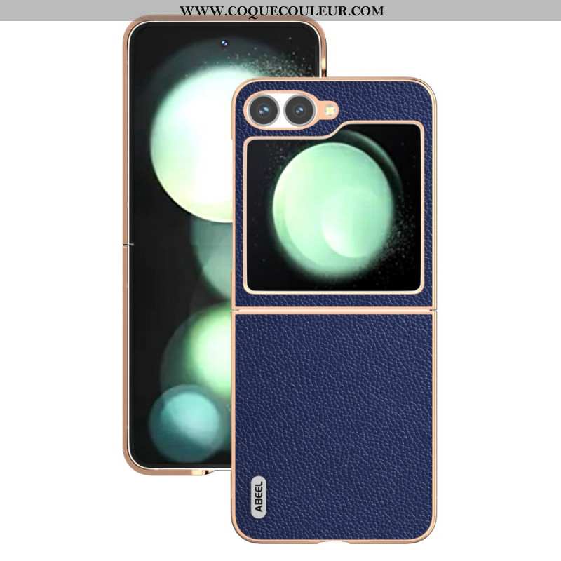 Coque Samsung Galaxy Z Flip 7 FE / Z Flip 6 Cuir ABEEL