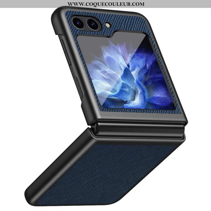 Coque Samsung Galaxy Z Flip 7 FE / Z Flip 6 Texture Croisée