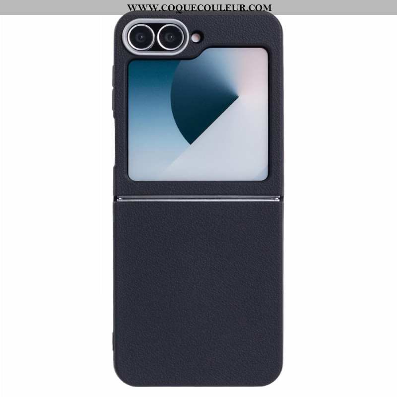Coque Samsung Galaxy Z Flip 7 FE / Z Flip 6 Texture Cuir