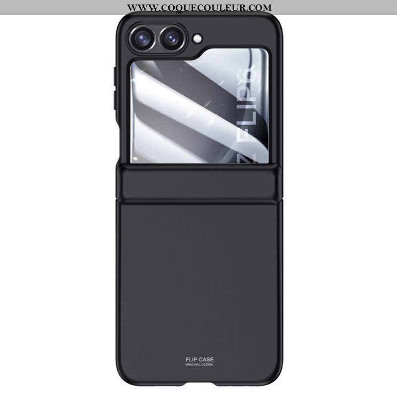 Coque Samsung Galaxy Z Flip 7 FE / Z Flip 6 Protection de Charnière et Film Écran Arrière en Verre T