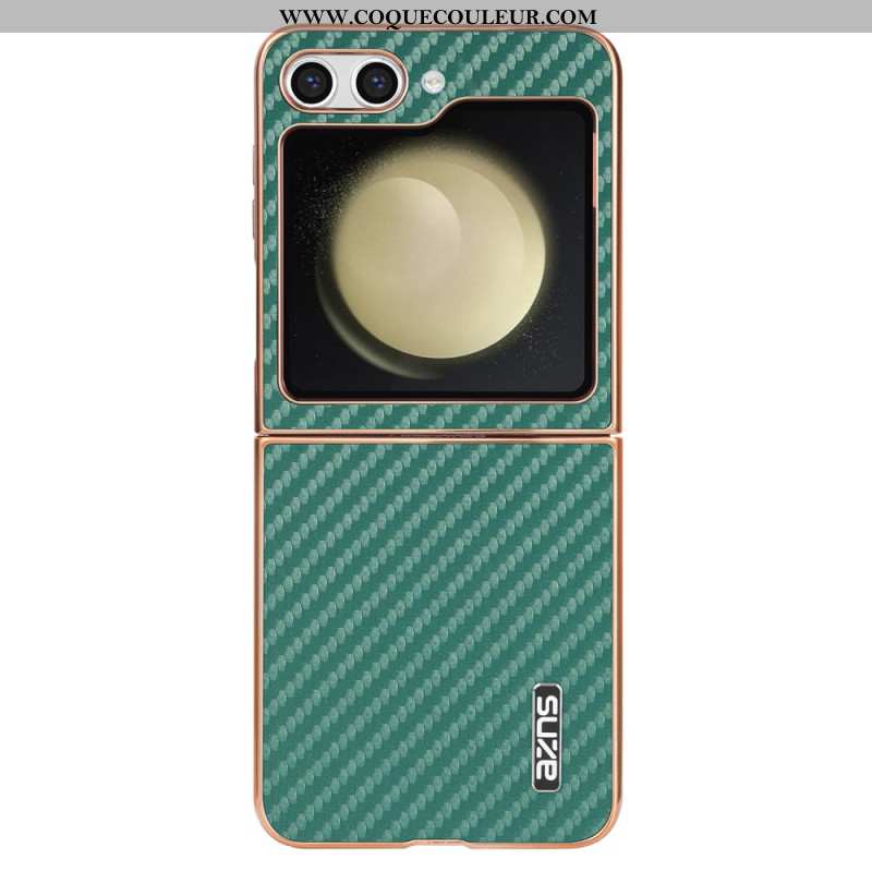 Coque Samsung Galaxy Z Flip 7 FE / Z Flip 6 Fibre Carbone AZNS