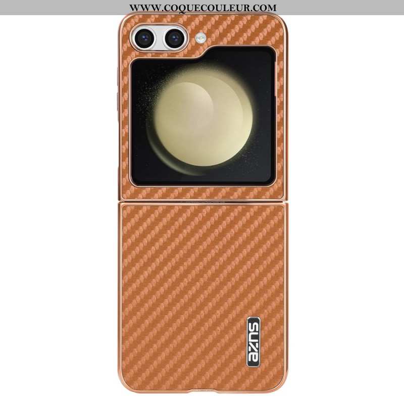 Coque Samsung Galaxy Z Flip 7 FE / Z Flip 6 Fibre Carbone AZNS