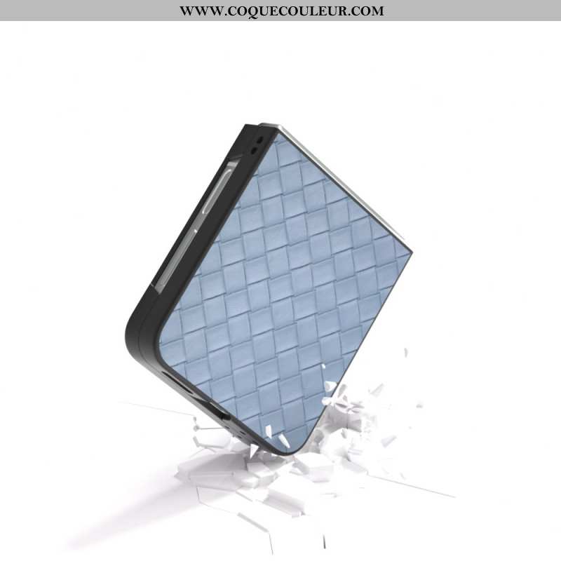 Coque Samsung Galaxy Z Flip 7 FE / Z Flip 6 Texture Tissé