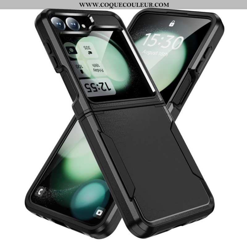 Coque Samsung Galaxy Z Flip 7 FE / Z Flip 6 Robuste Effet Métal