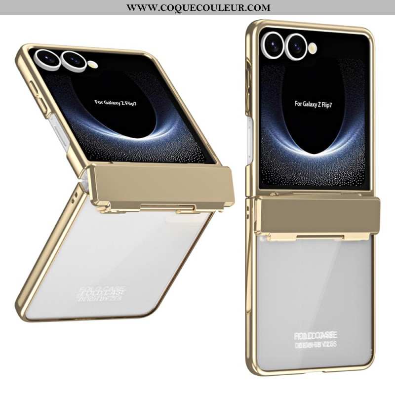 Coque Samsung Galaxy Z Flip 7 5G Design Métallisé Anti-Empreintes