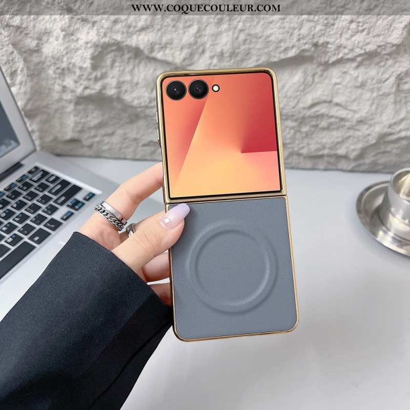 Coque Samsung Galaxy Z Flip 7 Magnétique Surface Nappa
