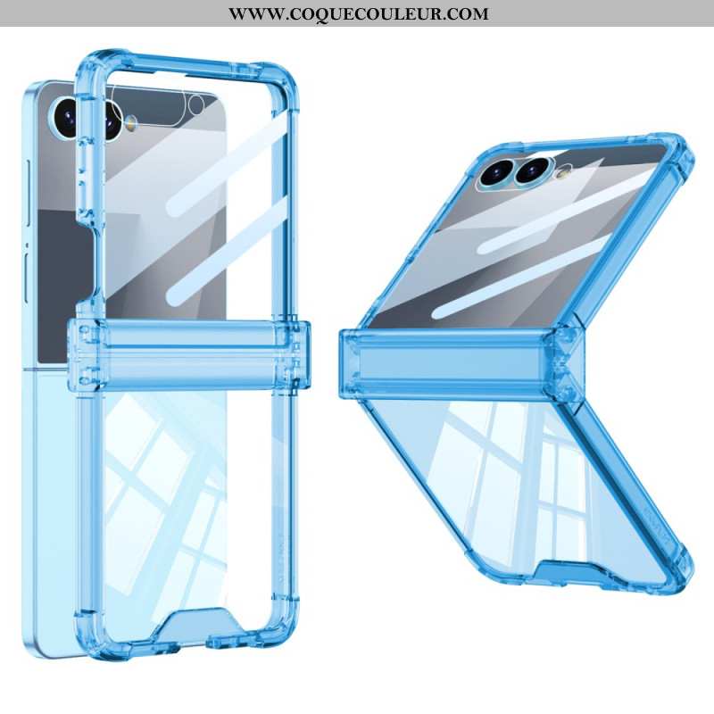Coque Samsung Galaxy Z Flip 7 Translucide Colorée avec Protection Airbag