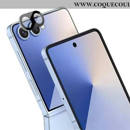 Lentille de Protection en Verre Trempé pour Samsung Galaxy Z Flip 7 5G (version noire)