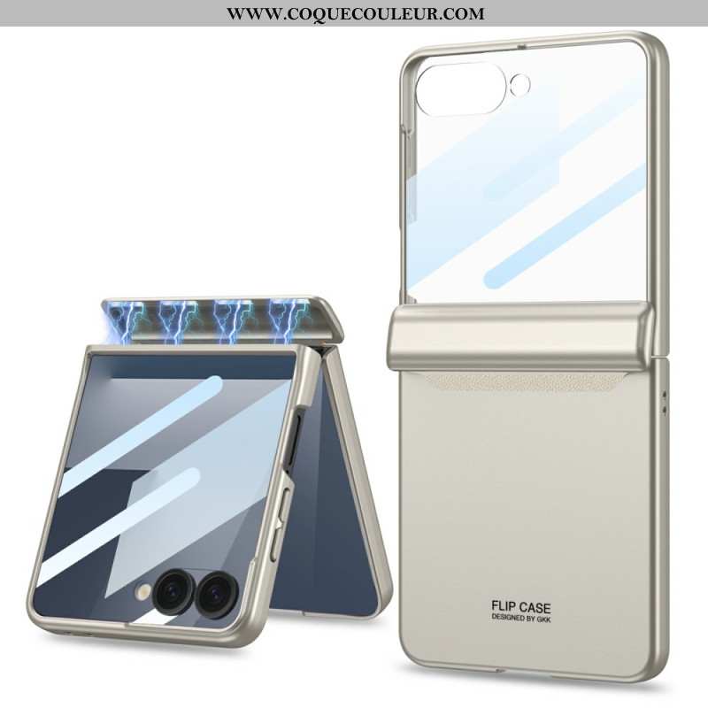 Coque Samsung Galaxy Z Flip 7 5G Protection Magnétique de Charnière et Film de Protection Écran