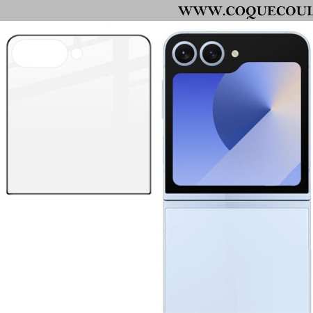 Protection en Verre Trempé pour Écran Extérieur Samsung Galaxy Z Flip7 5G (rebord noir)