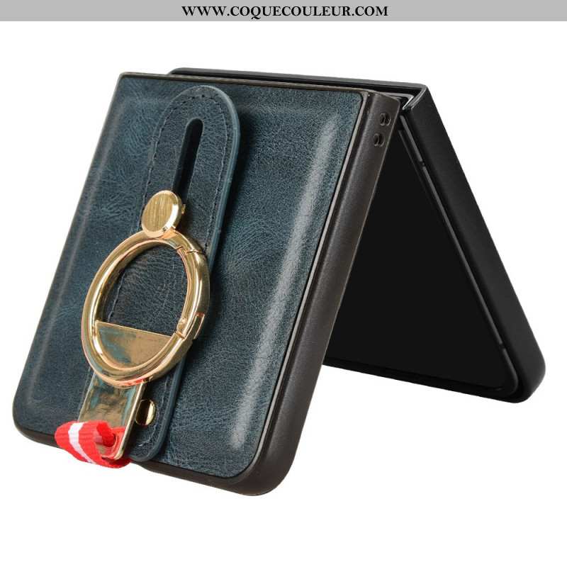 Coque Samsung Galaxy Z Flip 7 Dragonne et Support