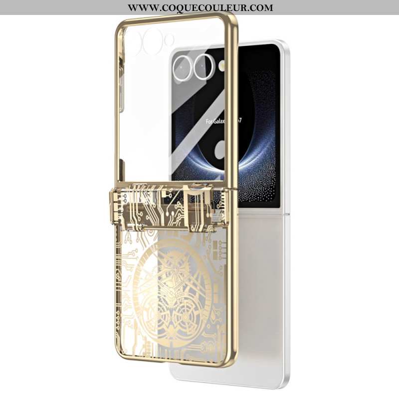 Coque Samsung Galaxy Z Flip 7 5G Premium avec Film Protecteur Écran Arrière