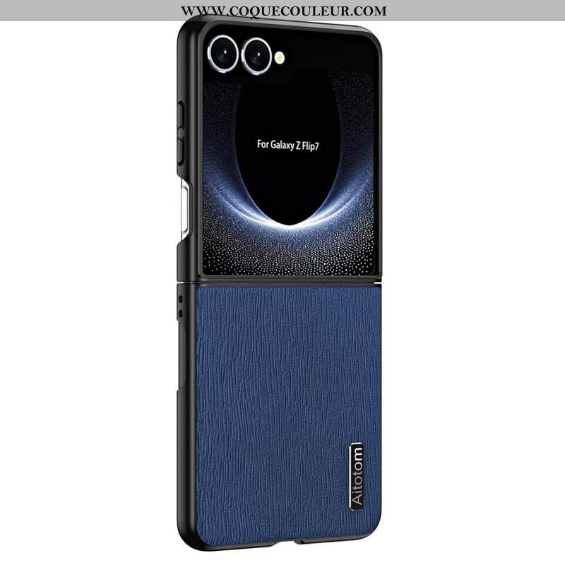 Coque Samsung Galaxy Z Flip 7 Texture Bois
