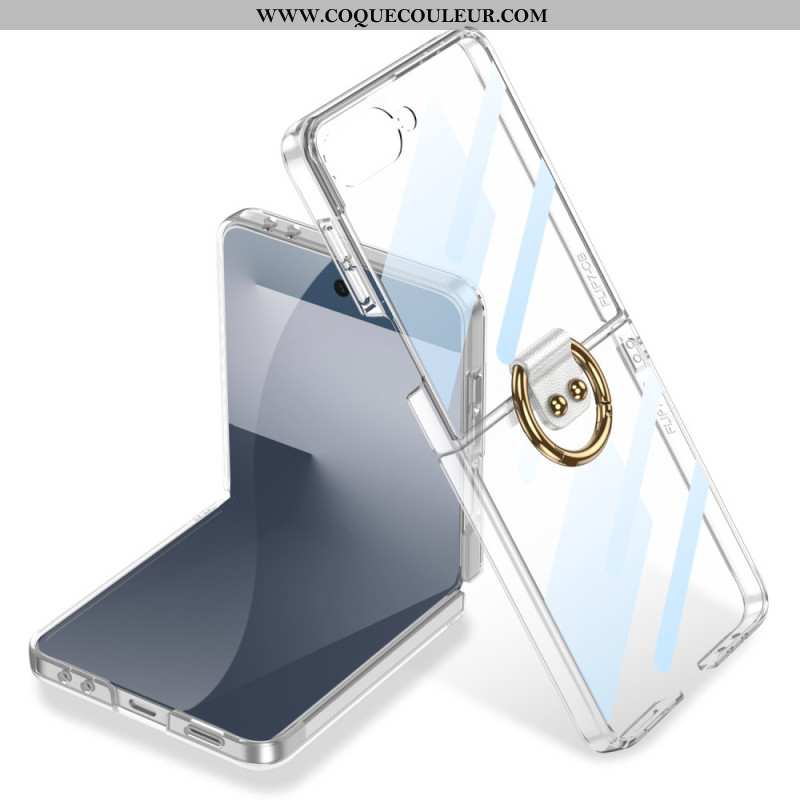 Coque Samsung Galaxy Z Flip 7 Film Protecteur et Support-Anneau GKK