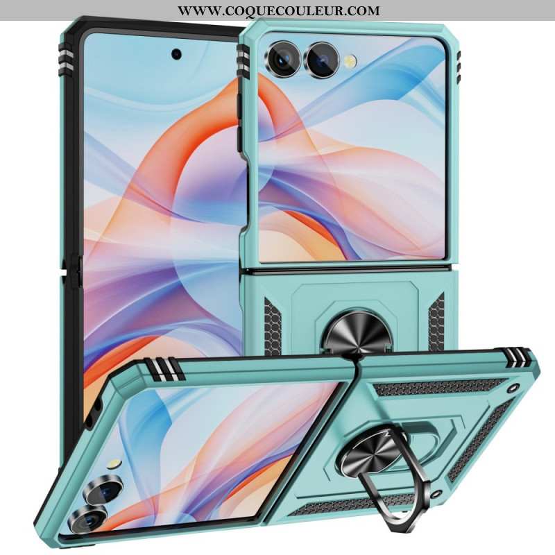 Coque Samsung Galaxy Z Flip 7 Support-Anneau et Protection Antichoc