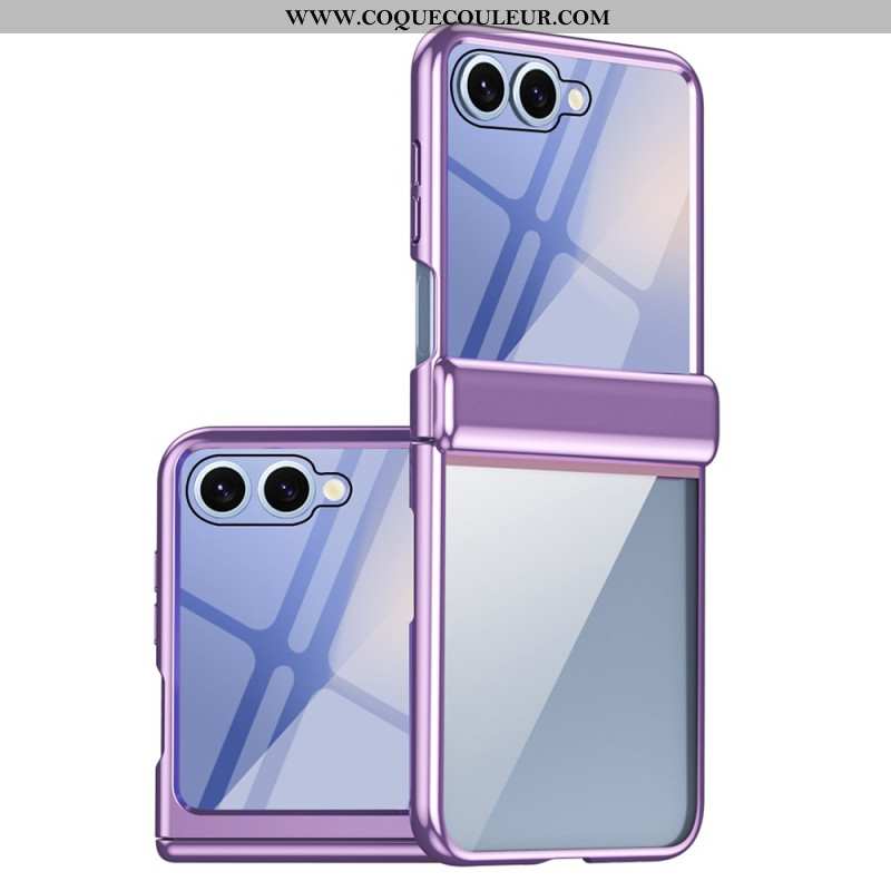 Coque Samsung Galaxy Z Flip 7 Protection de Charnière Effet Métal