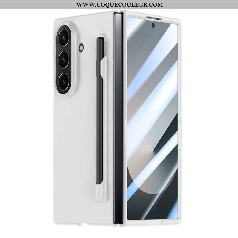 Coque Samsung Galaxy Z Fold 7 5G Protection en Verre Trempé et Porte-Stylet