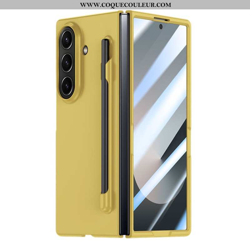 Coque Samsung Galaxy Z Fold 7 5G Protection en Verre Trempé et Porte-Stylet