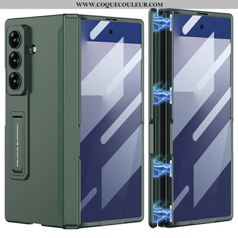 Coque Samsung Galaxy Z Fold 7 Film Protecteur d'Écran et Support Magnétique