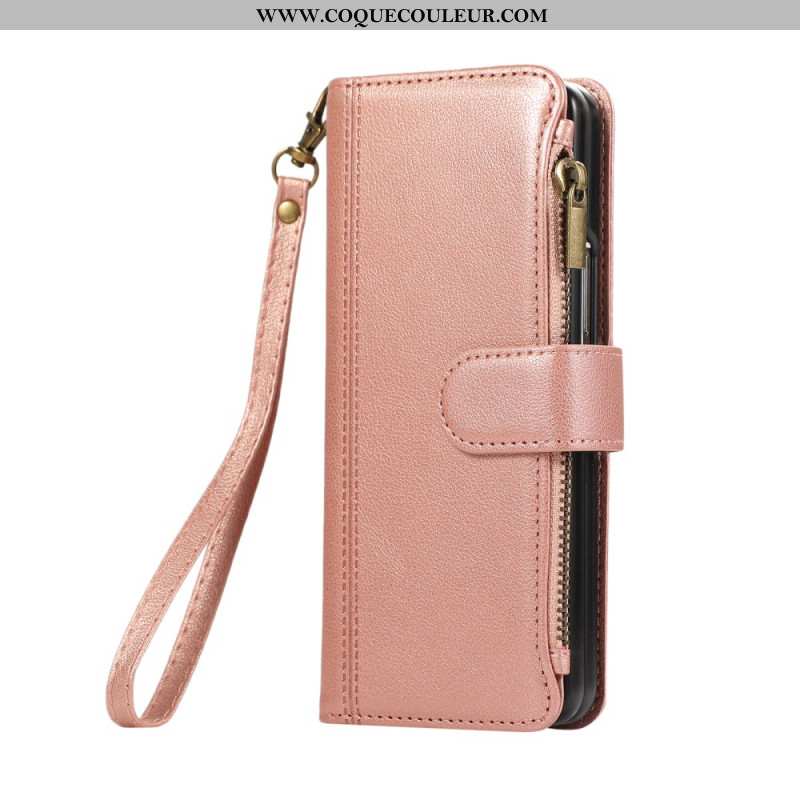 Housse Samsung Galaxy Z Fold 7 Portefeuille à Lanière