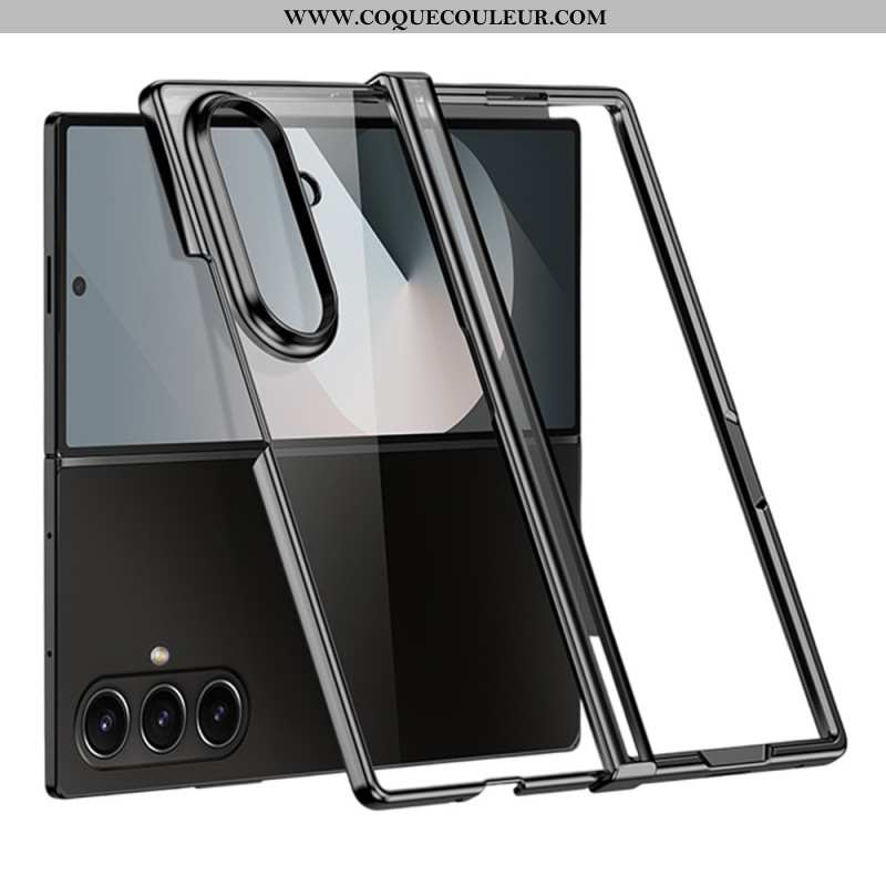 Coque Samsung Galaxy Z Fold 7 Design de Charnière Effet Métal
