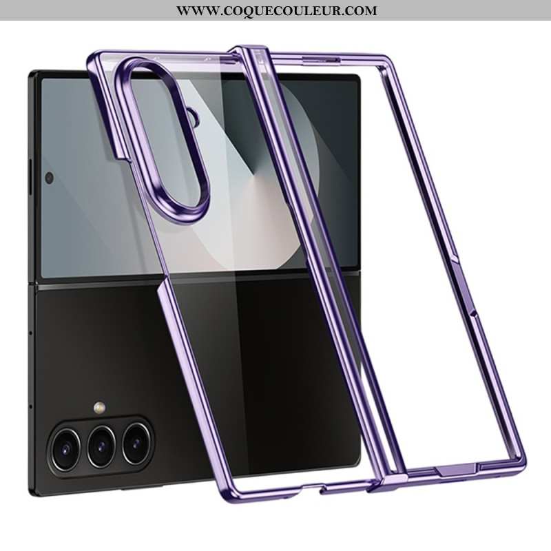 Coque Samsung Galaxy Z Fold 7 Design de Charnière Effet Métal