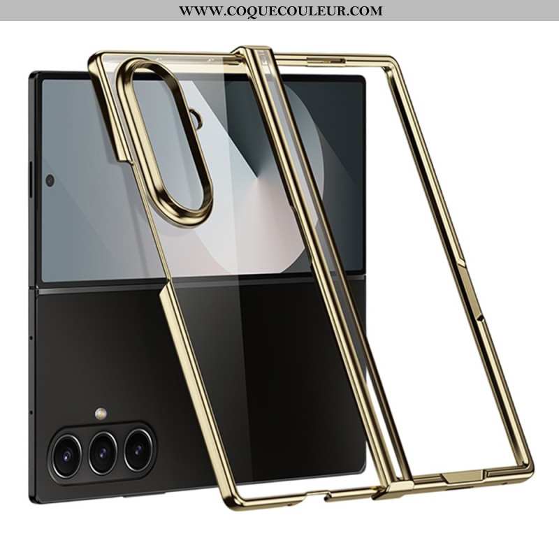 Coque Samsung Galaxy Z Fold 7 Design de Charnière Effet Métal