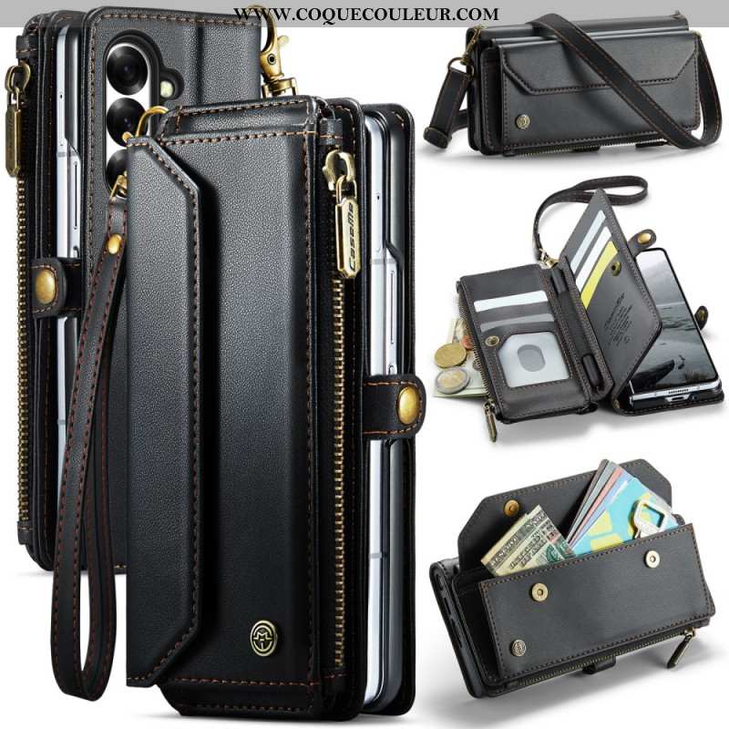 Housse Samsung Galaxy Z Fold 7 Portefeuille CASEME