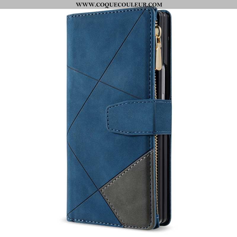 Housse Samsung Galaxy Z Fold 7 Portefeuille Bicolore