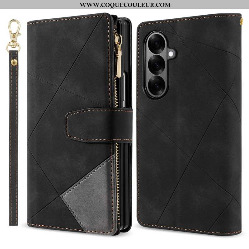 Housse Samsung Galaxy Z Fold 7 Portefeuille Bicolore