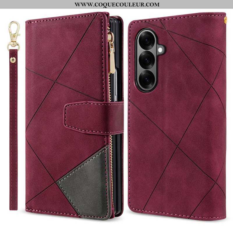 Housse Samsung Galaxy Z Fold 7 Portefeuille Bicolore