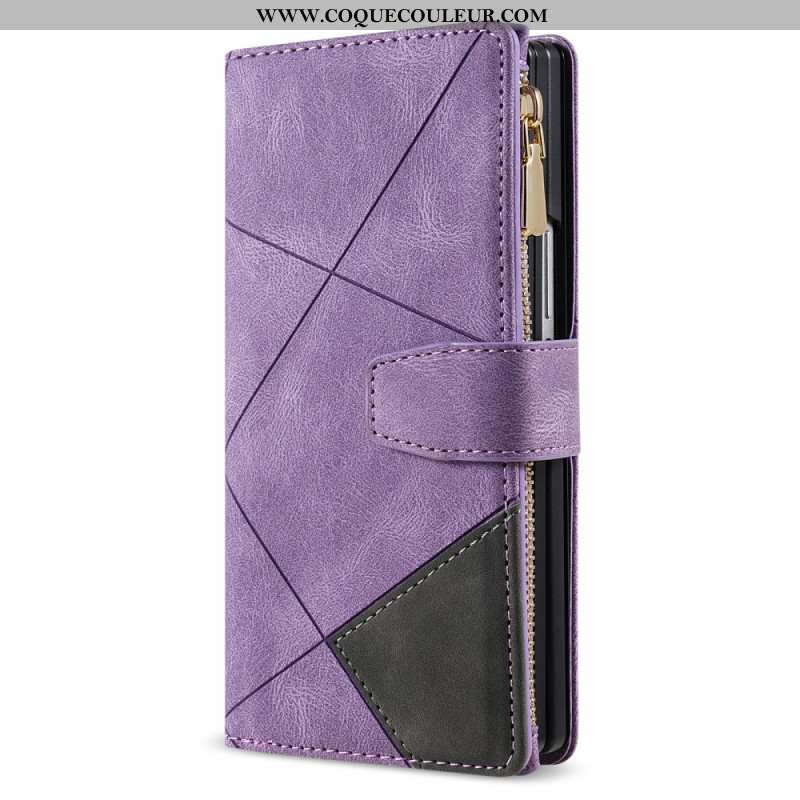 Housse Samsung Galaxy Z Fold 7 Portefeuille Bicolore