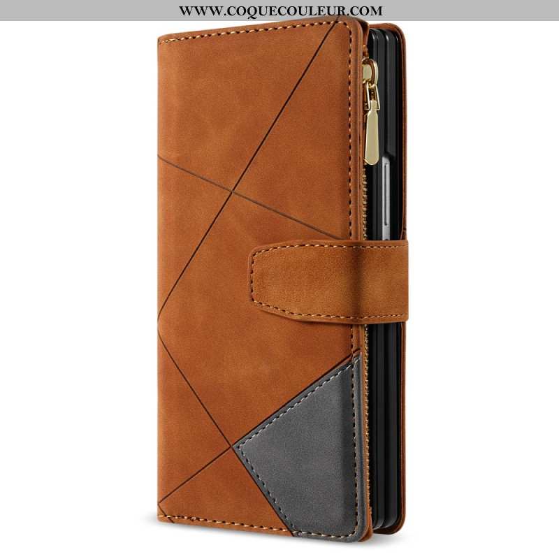 Housse Samsung Galaxy Z Fold 7 Portefeuille Bicolore