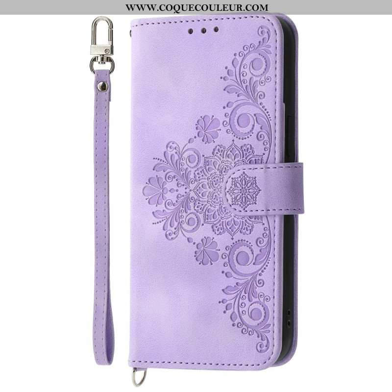 Housse Sony Xperia 1 VII Effet Daim Dentelle