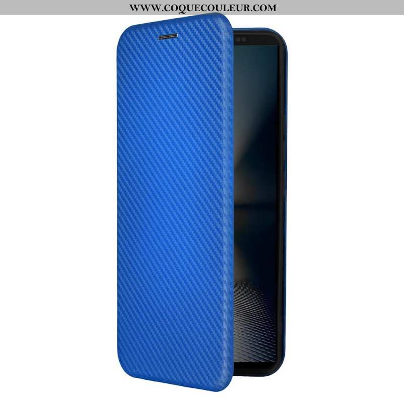 Flip Cover Sony Xperia 1 VII Fibre Carbone