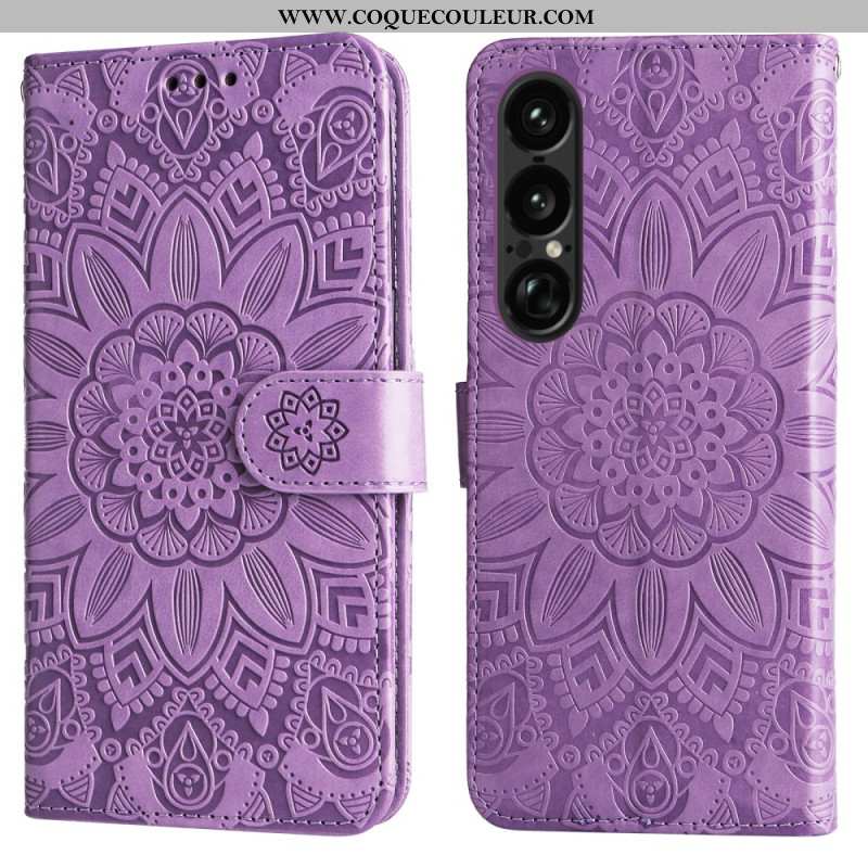 Housse Sony Xperia 1 VII Motif Tournesol