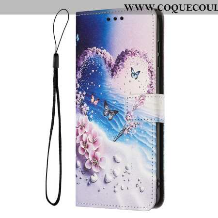 Housse Sony Xperia 1 VII Papillon et Cœur