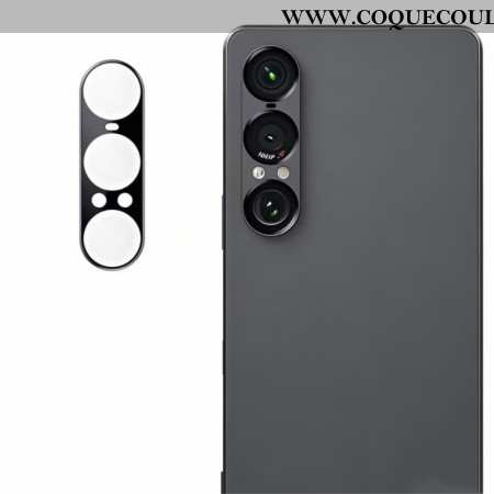 Lentille de Protection en verre Trempé pour Sony Xperia 1 VII (version noire)