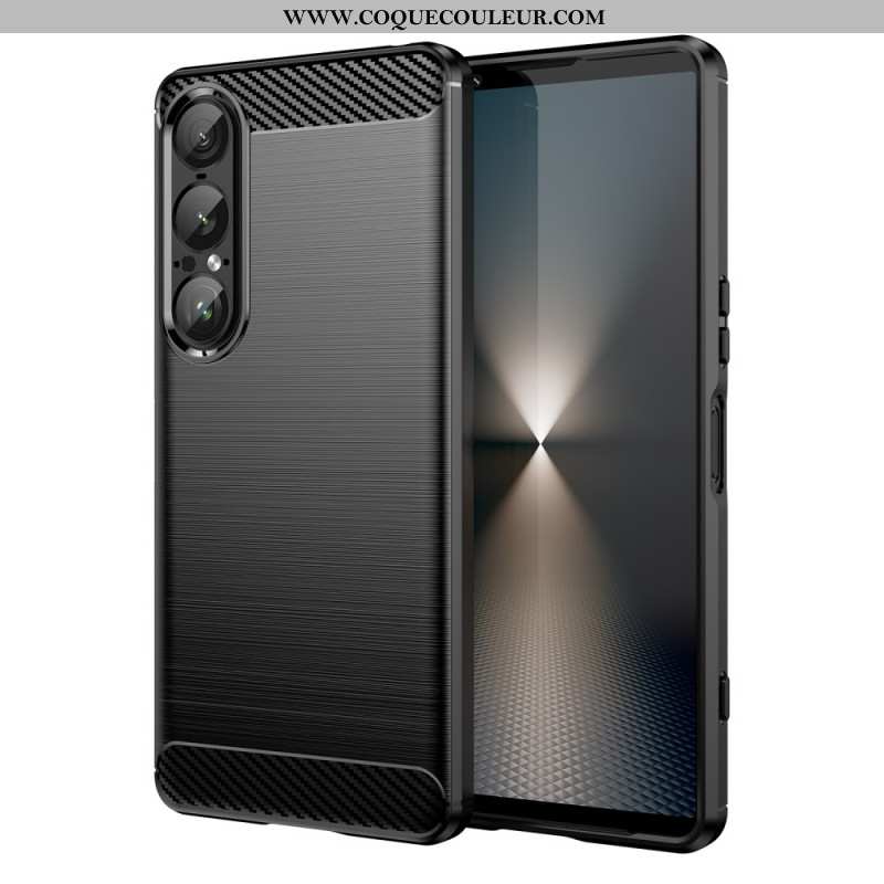 Coque Sony Xperia 1 VII Fibre Carbone Brossée