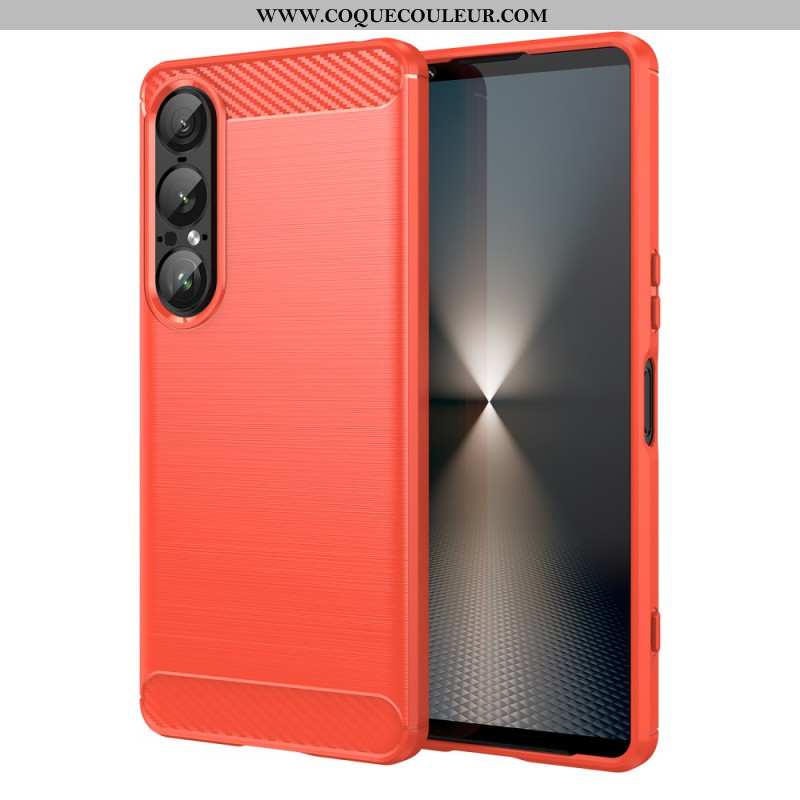 Coque Sony Xperia 1 VII Fibre Carbone Brossée