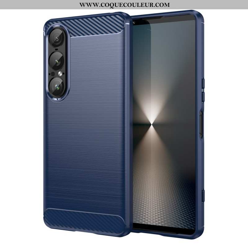 Coque Sony Xperia 1 VII Fibre Carbone Brossée
