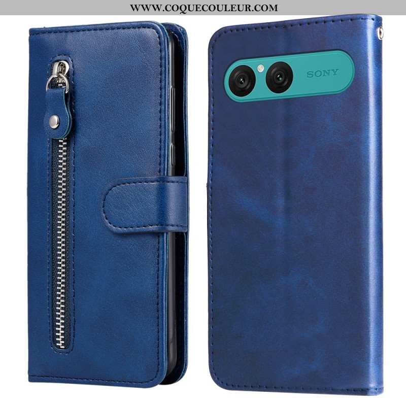 Housse Sony Xperia 10 VII Poche Zippée