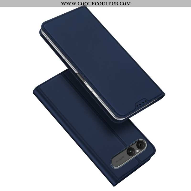 Flip Cover Sony Xperia 10 VII Skin Pro Series DUX DUCIS
