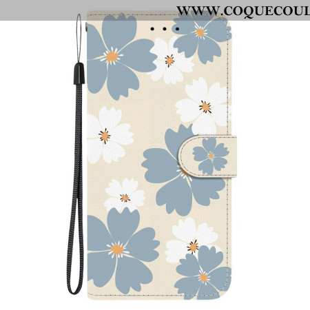 Housse Sony Xperia 10 VII Marguerite Bleues