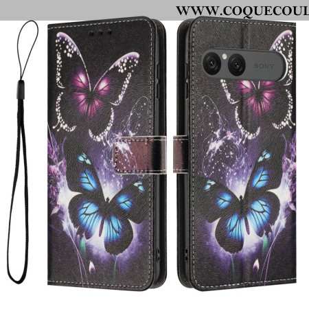 Housse Sony Xperia 10 VII Deux Papillons