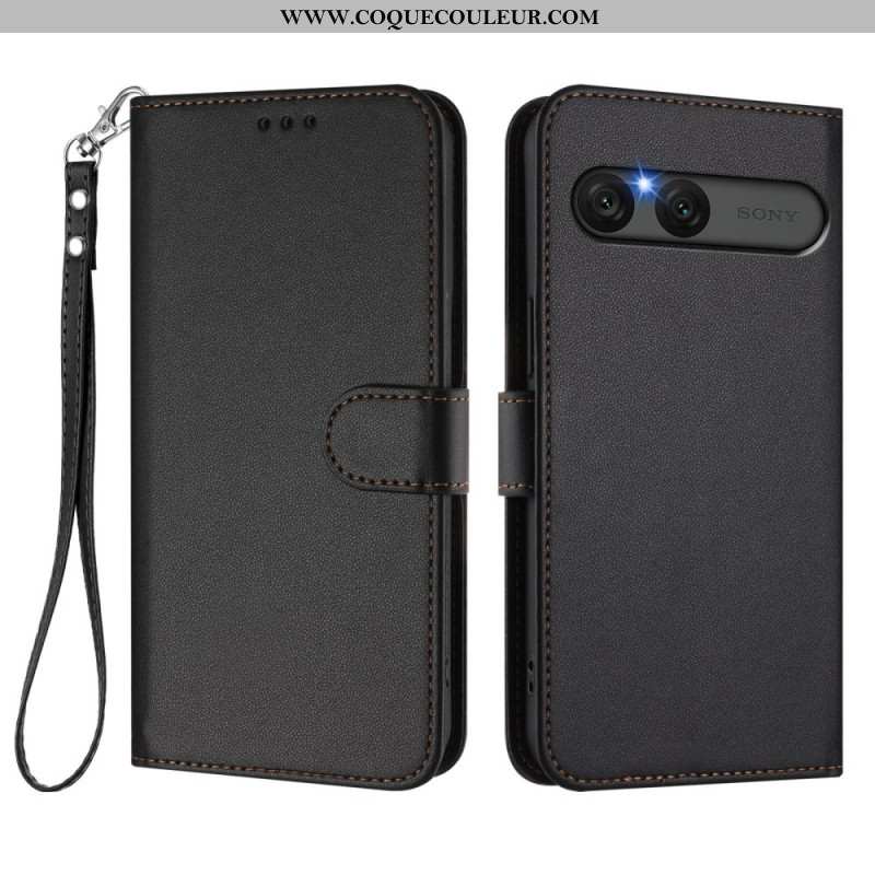 Housse Sony Xperia 10 VII Simili Cuir Uni