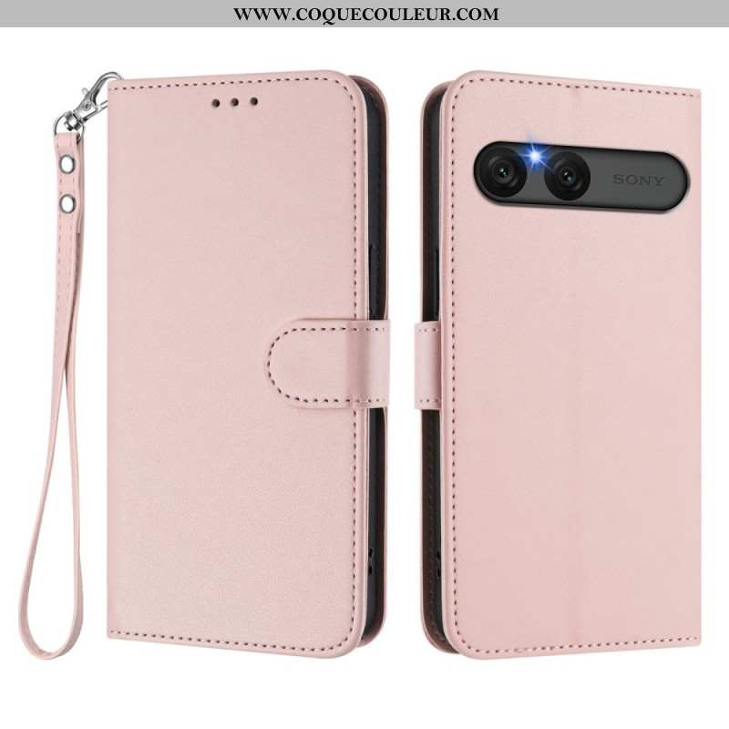 Housse Sony Xperia 10 VII Simili Cuir Uni