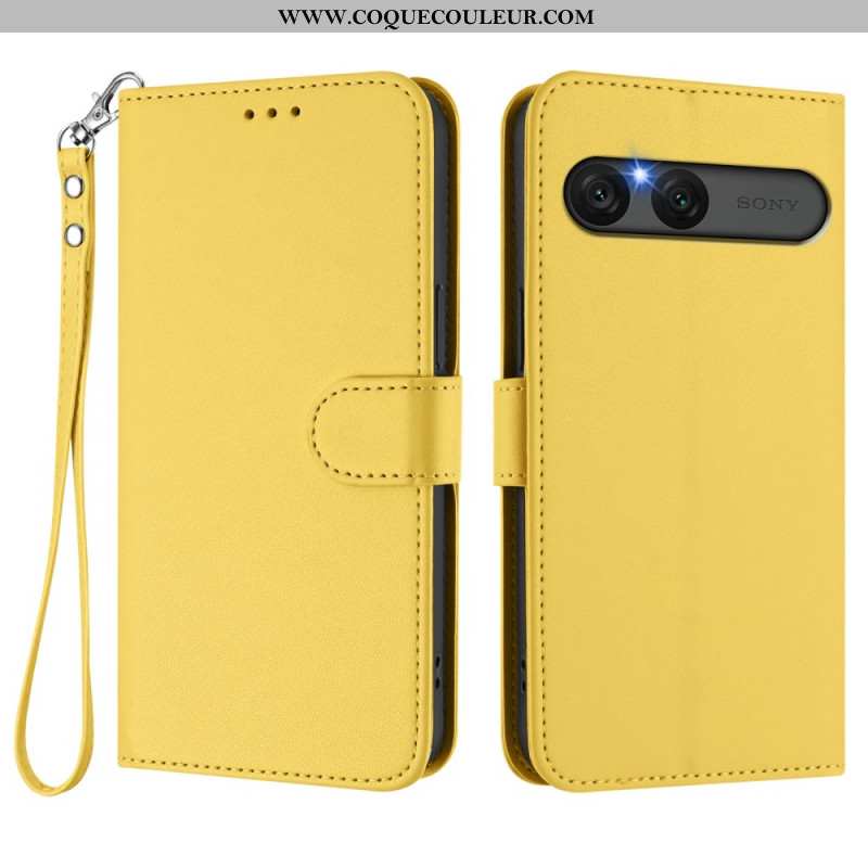 Housse Sony Xperia 10 VII Simili Cuir Uni