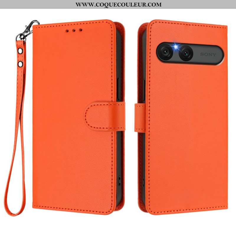 Housse Sony Xperia 10 VII Simili Cuir Uni